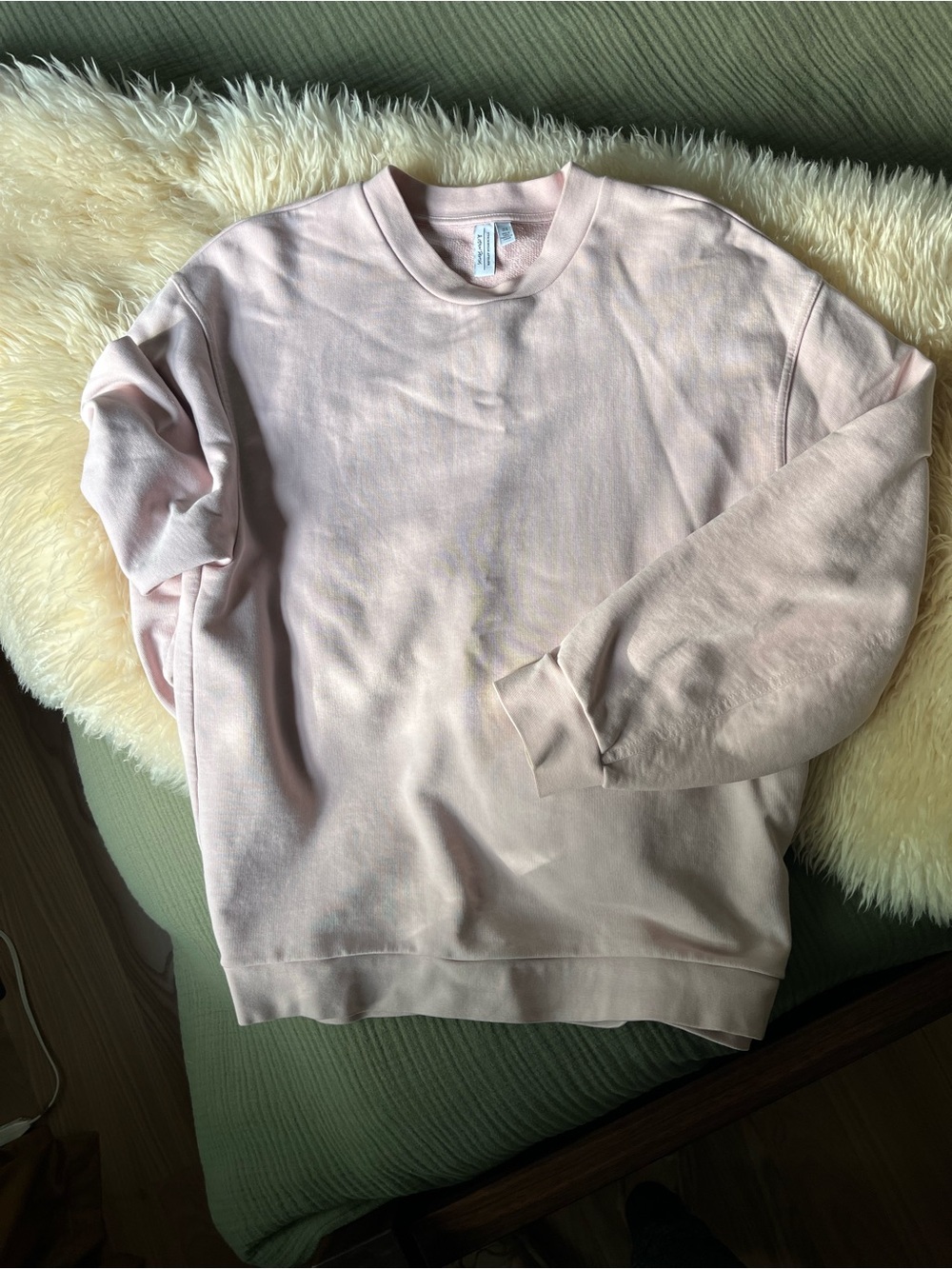 & Other Stories Womens Crewneck Sweatshirt - Light Pink M
